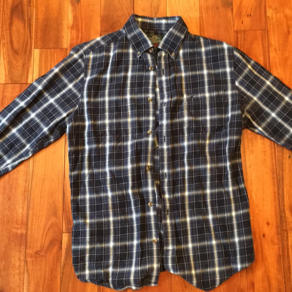 Racing Green Blue Flannel Great Condition